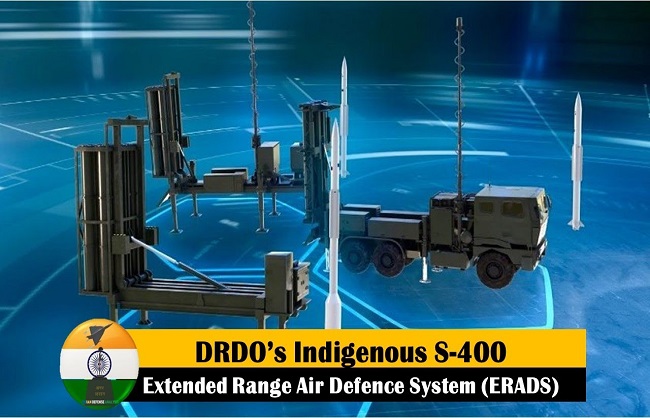 भारत खुद बनाएगा 400 किमी. रेंज का एयर मिसाइल डिफेंस सिस्टम