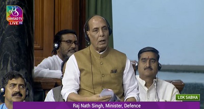 हंगामे के बीच लोकसभा ने अंतर-सेवा संगठन विधेयक और आई.आई.एम.- संशोधन विधेयक पारित किया