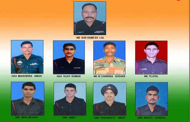 सड़क हादसे में बलिदान हुए नौ सैनिकों के पार्थिव शरीर पैतृक गांव भेजे गए