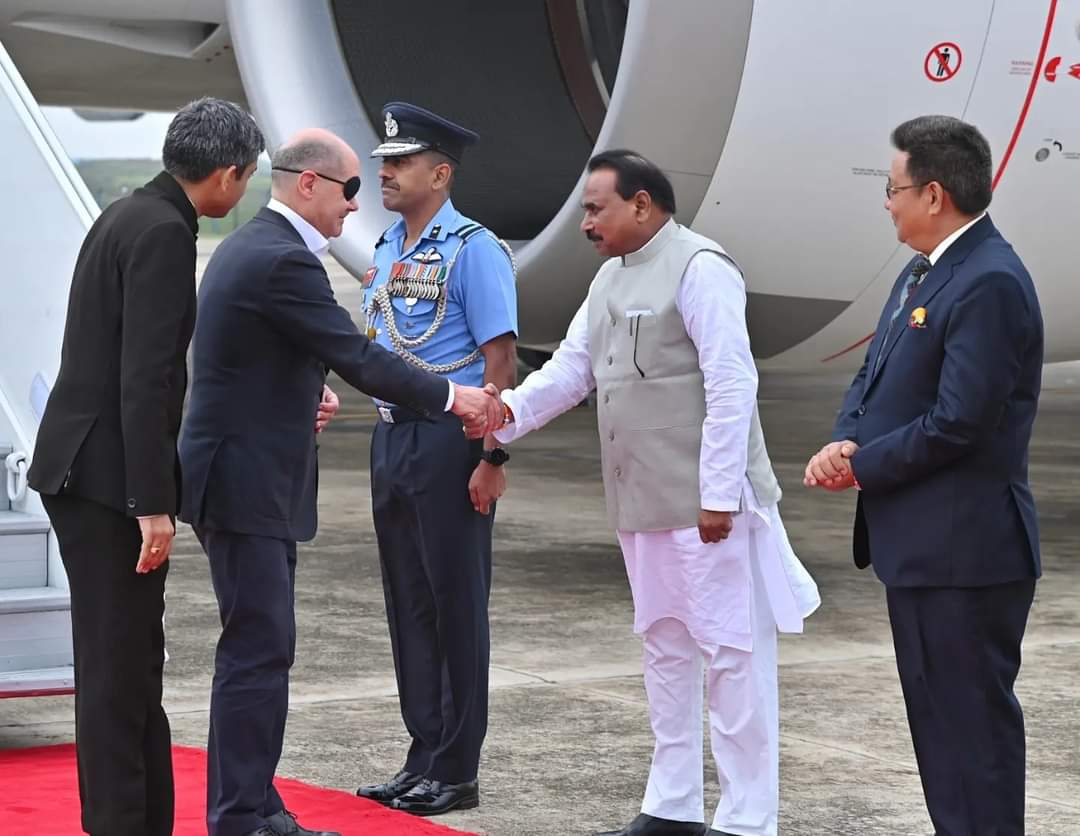 जी-20: सऊदी प्रिंस बिन सलमान और जर्मन चांसलर ओलाफ दिल्ली पहुंचे