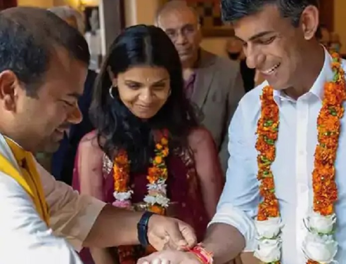 जी-20ः ब्रिटेन के प्रधानमंत्री ऋषि सुनक पहुंचे अक्षरधाम मंदिर