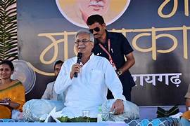 मुख्यमंत्री भूपेश बघेल मुख्यमंत्री विशेष स्वास्थ्य सहायता योजना के हितग्राहियों के कार्यक्रम में हुए शामिल