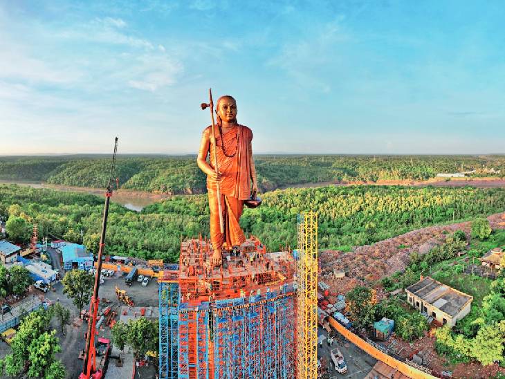 आदि गुरु शंकराचार्य की 108 फीट ऊंची प्रतिमा का अनावरण आज