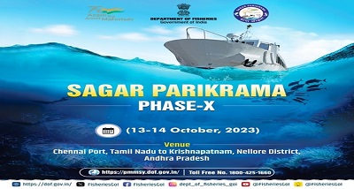 मछुआरों की जरूरतों और चुनौतियों को ध्&zwj;यान में रखते हुए चेन्&zwj;नई में सागर परिक्रमा के 10वें चरण की शुरुआत हुई
