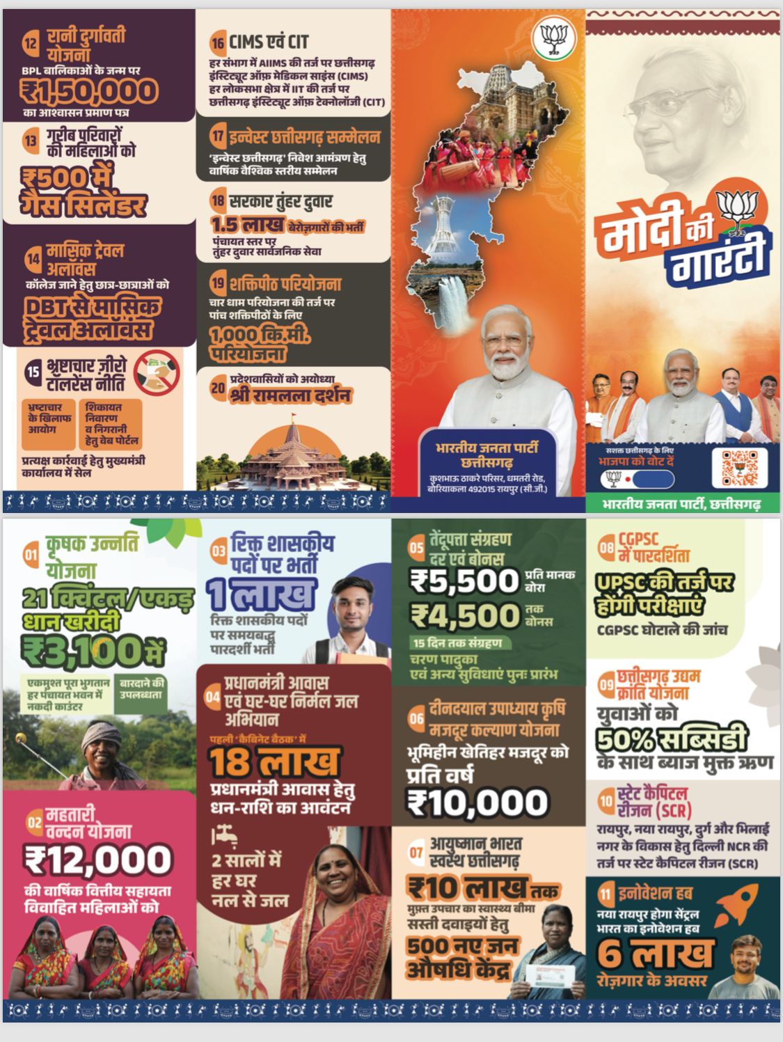 BJP का घोषणा पत्र ,गृहमंत्री अमित शाह ने जारी किया मेनिफेस्टो 