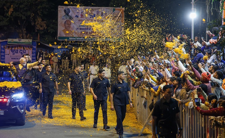 प्रधानमंत्री मोदी ने कहा-शुक्रिया रांची, झारखंड स्थापना दिवस और भैया दूज की देशवासियों को बधाई