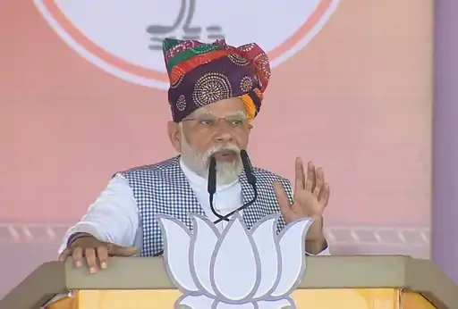 राजस्थान विस चुनाव प्रचार के अंतिम दिन प्रधानमंत्री मोदी ने पायलट के बहाने कांग्रेस पर साधा निशाना
