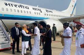 तिरुचिरापल्ली पहुंचे प्रधानमंत्री मोदी, तमिलनाडु के सीएम स्टालिन ने किया स्वागत