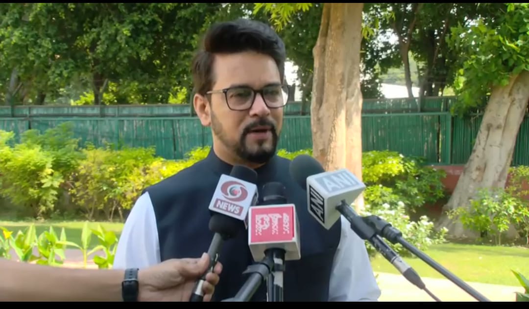 केजरीवाल का जेल से सरकार चलाना, दिल्ली के लोगों, कानून और लोकतंत्र का अपमान: अनुराग ठाकुर