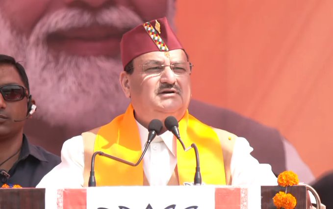 लोकसभा चुनाव : जेपी नड्डा ने जनता की याददाश्त को किया ताजा, बोले- कांग्रेस ने तीनों लोक में किया है भ्रष्टाचार