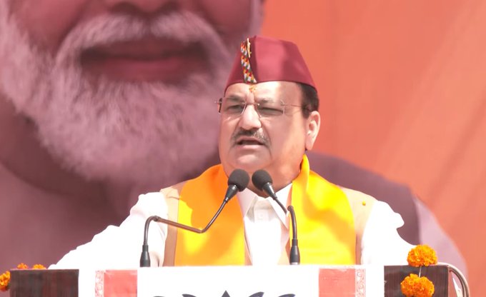 लोकसभा चुनाव : जेपी नड्डा बोले, मोदी के नेतृत्व में विश्व की तीसरी आर्थिक शक्ति बनेगा भारत