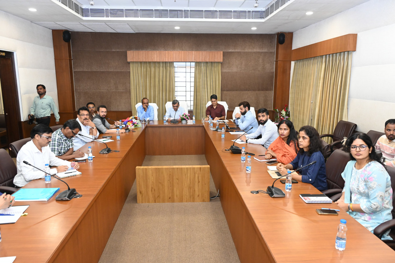 छत्तीसगढ़ में भू-अभिलेख आधुनिकीकरण एवं नक्शा परियोजना की समीक्षा हेतु तीन दिवसीय दौरा कार्यक्रम