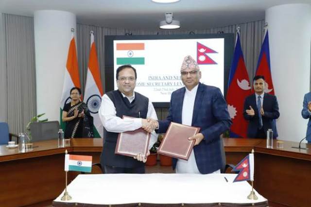  भारत-नेपाल गृह सचिव स्तरीय वार्ता में सुरक्षा सहयोग और सीमा प्रबंधन पर बनी सहमति