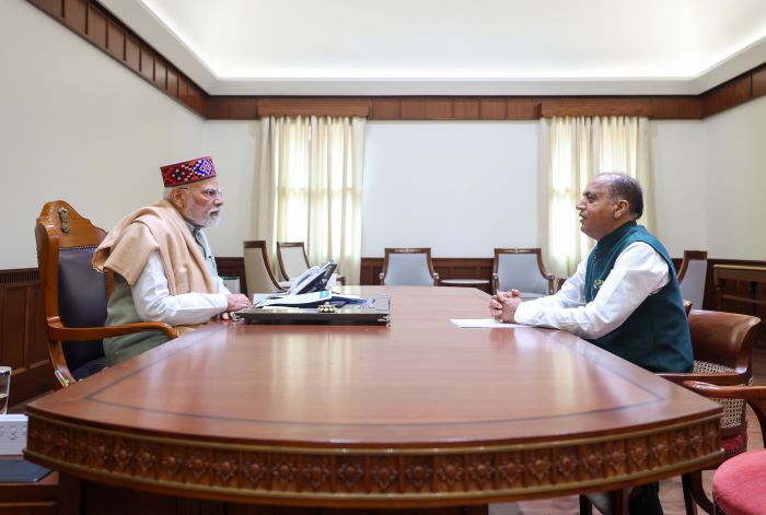 प्रधानमंत्री से मिले नेता विपक्ष जयराम ठाकुर, हिमाचल की आपदा पर मांगी एरिया स्पेसिफिक राहत