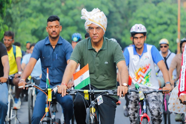 फिट इंडिया संडे ऑन साइकिल अभियान में देशभर में 7 लाख से अधिक प्रतिभागी शामिल हुए: मनसुख मंडाविया