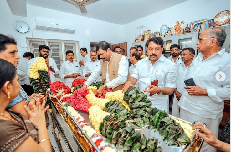 वरिष्ठ भाजपा नेता और पूर्व राज्यपाल ला गणेशन का अंतिम संस्कार आज चेन्नई में