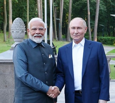 प्रधानमंत्री मोदी और रूस के राष्ट्रपति पुतिन ने टेलीफोन पर की बातचीत