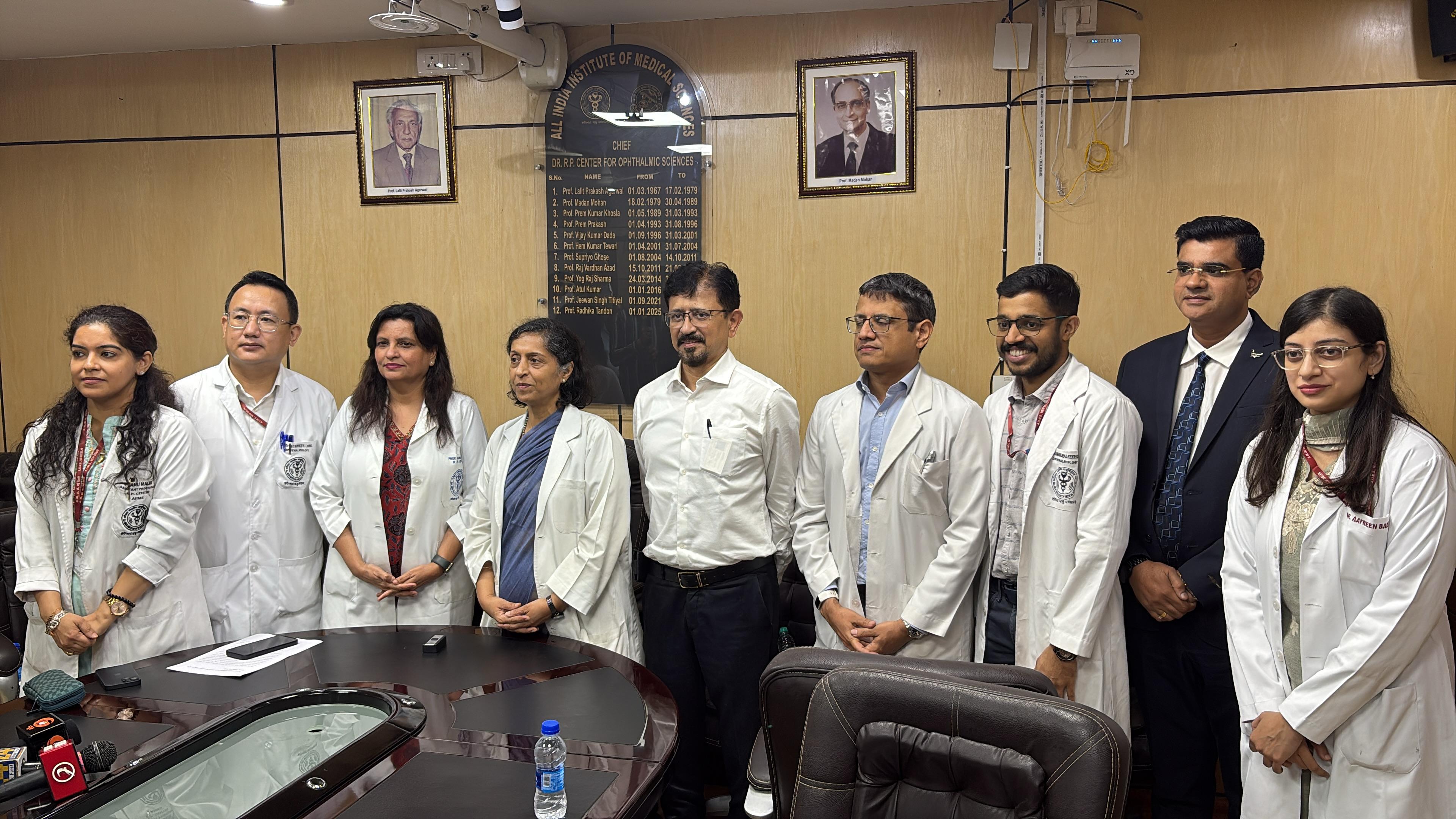 बीमारी एवं चोट के चलते देश में हर साल 35 हजार लोग अपने आंखों की रोशनी गंवा देते हैंः एम्स