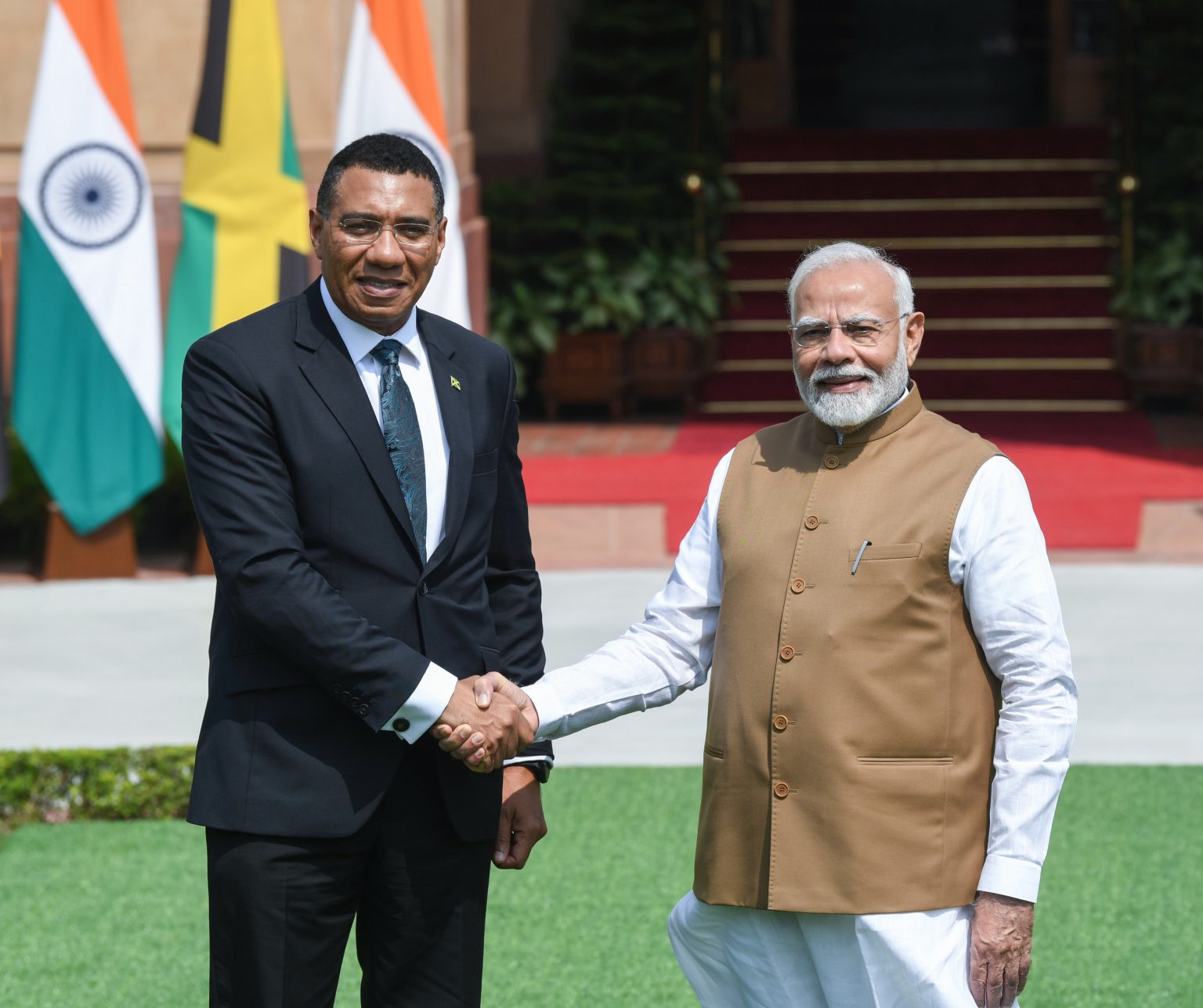 प्रधानमंत्री मोदी ने जमैका के प्रधानमंत्री एंड्रयू होल्नेस को लगातार तीसरी जीत पर बधाई दी