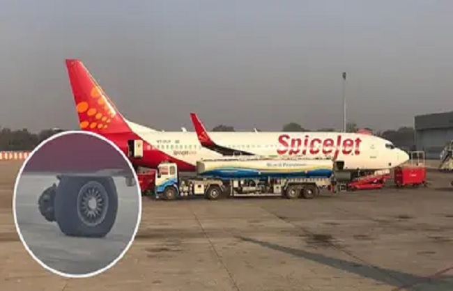 स्पाइसजेट के विमान का मुंबई एयरपोर्ट पर आपातकालीन लैंडिंग, सभी यात्री सुरक्षि‍त