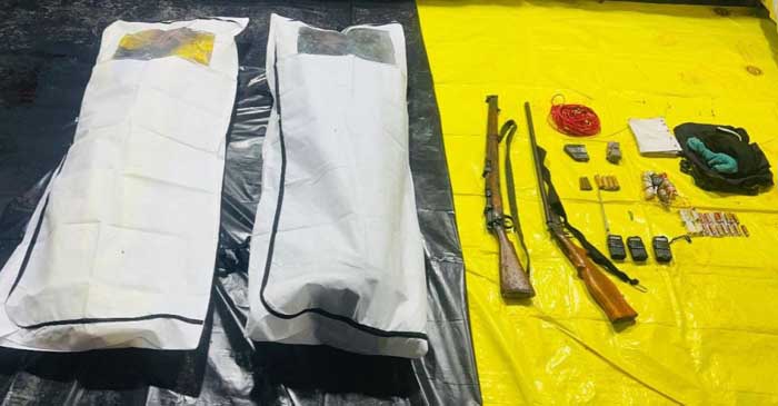छत्तीसगढ़ के बीजापुर में मारे गये 2 नक्सलियों की पहचान 16 लाख के इनामी के रूप में हुई