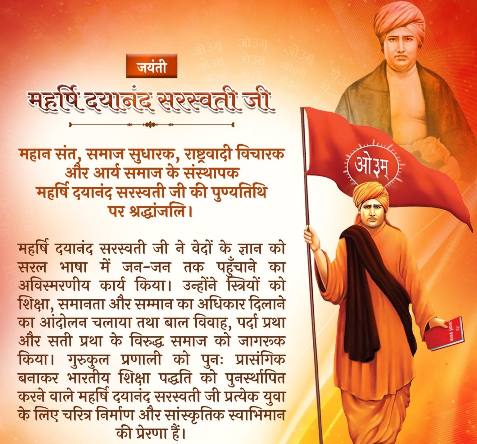 केंद्रीय गृह मंत्री अमित शाह ने आर्य समाज के संस्थापक महर्षि दयानंद सरस्वती की पुण्यतिथि पर उन्हें श्रद्धांजलि 