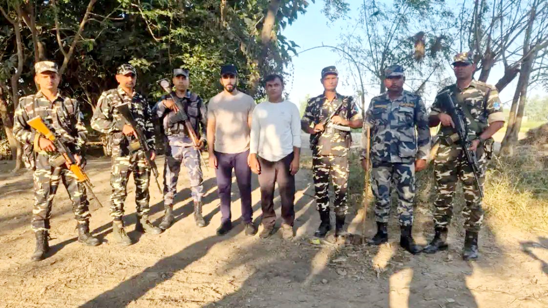 बिहार के पूर्वी चंपारण में भारत-नेपाल सीमा से संयुक्त अरब अमीरात के नागरिक सहित दो लोग गिरफ्तार