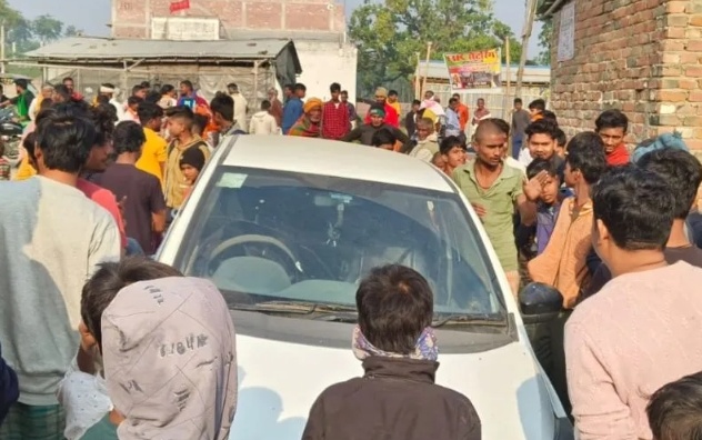 सड़क दुघर्टना मे मछली विक्रेता की मौत