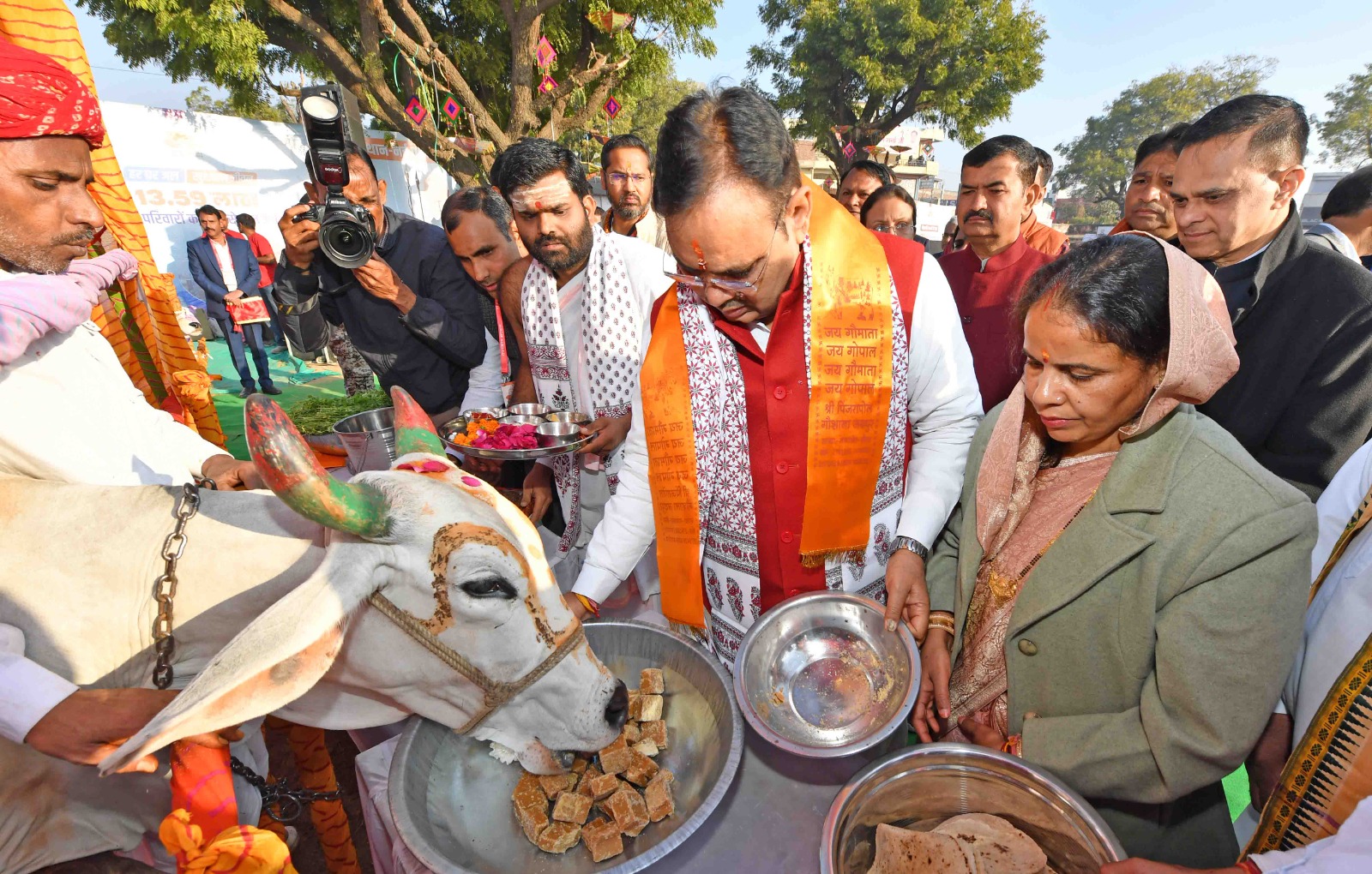 गायों की सेवा हमारी संस्कृति और परंपरा का अभिन्न अंग: मुख्यमंत्री भजनलाल शर्मा