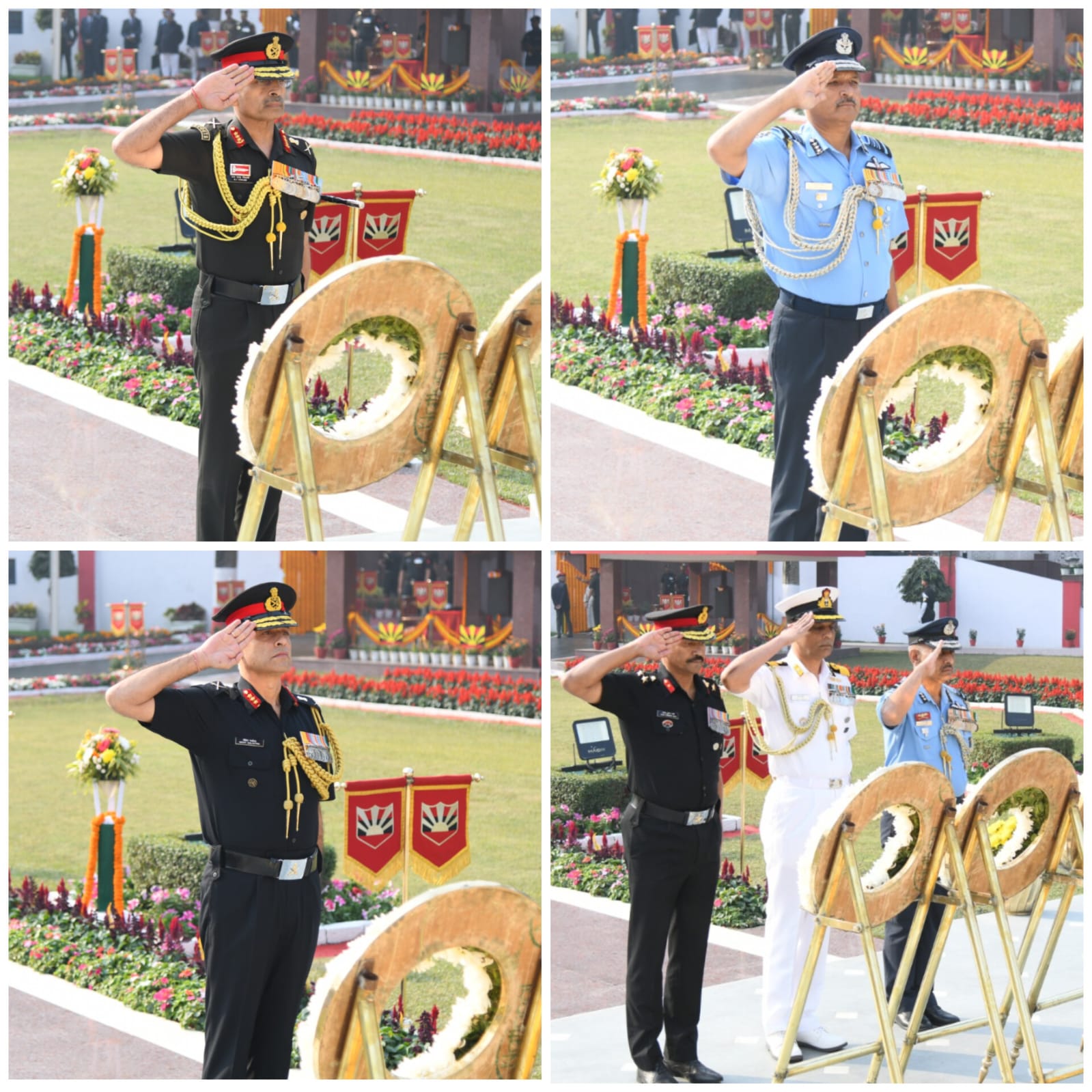  विजय दिवस पर सेना के पूर्वी कमान मुख्यालय में 1971 युद्ध के नायकों को दी श्रद्धांजलि