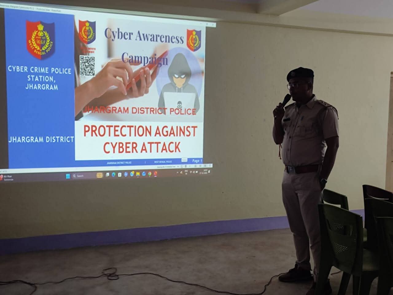 झाड़ग्राम में छात्रों के लिए साइबर जागरूकता कार्यक्रम आयोजित