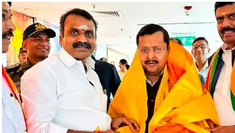 भाजपा के राष्ट्रीय कार्यकारी अध्यक्ष नितिन नबिन पहुंचे चेन्नई, कार्यकर्ताओं से करेंगे संवाद