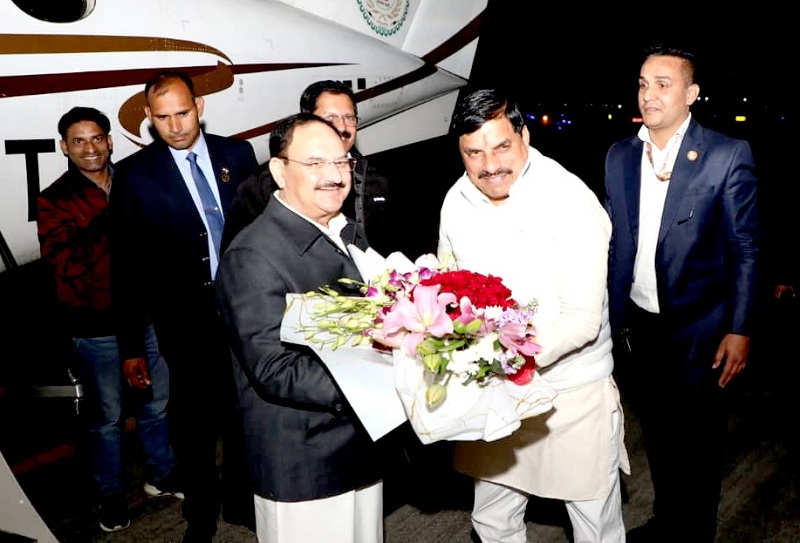  केन्द्रीयमंत्री नड्डा आज मप्र के प्रवास पर