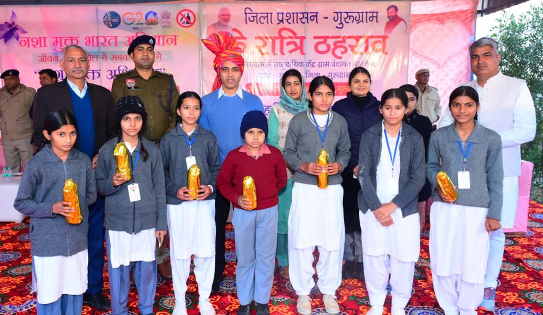 गुरुग्राम: नशे से दूर रहकर युवा अपने विकास पर ध्यान दें: अजय कुमार