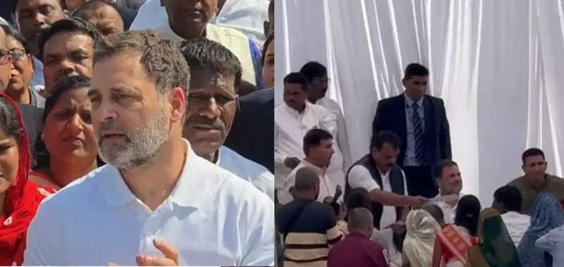 इंदौर पहुंचे राहुल गांधी ने पीड़ित परिवारों से की मुलाकात, दूषित पानी से हुई मौतों पर उठाए सवाल