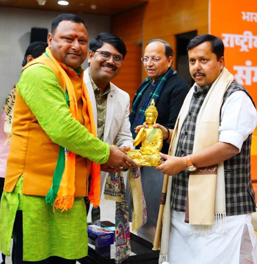 भाजपा राष्ट्रीय अध्यक्ष से प्रवीण कुमार ने की मुलाकात,बताया संगठनात्मक सशक्तिकरण छुएगी बुलंदी