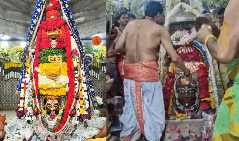 मप्र के उज्जैन में दोपहर में हुई बाबा महाकाल की भस्म आरती, सिर पर 'पुष्प सेहरा' सजाकर हुआ विशेष श्रृंगार