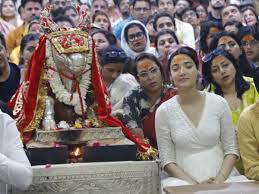  फिल्म 12वीं फेल की अभिनेत्री मेधा शंकर ने किए महाकाल दर्शन, भस्म आरती में हुईं शामिल