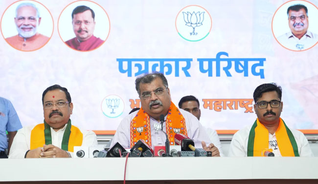  महाराष्ट्र भाजपा की नई कार्यकारिणी घोषित, 12 उपाध्यक्ष और 6 महासचिव बनाए गए