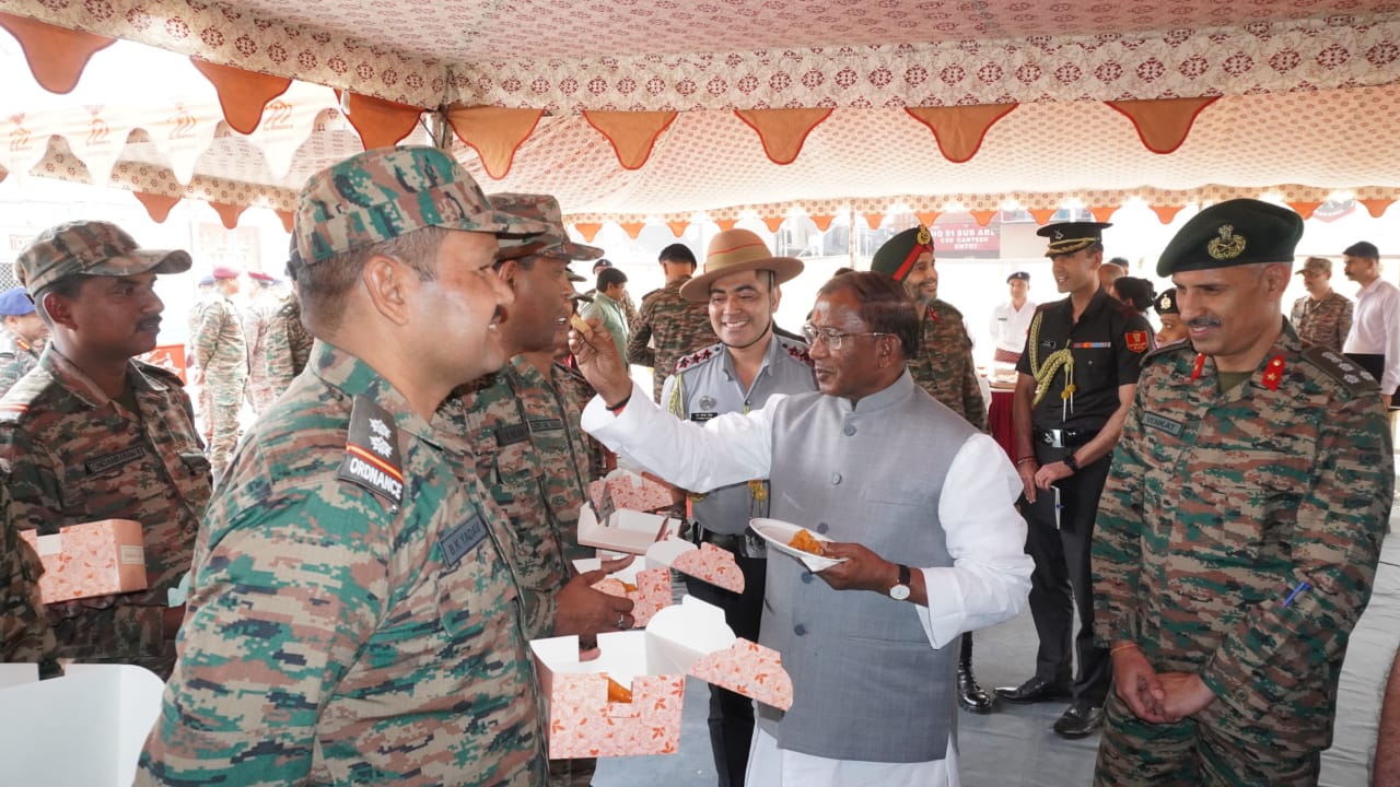 नारंगी सैन्य स्टेशन में &ldquo;नेशन फर्स्ट कार्यक्रम&rdquo; का आयोजन, राज्यपाल हुए शामिल