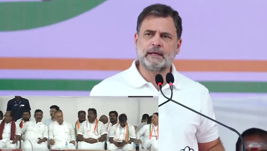 पुडुचेरी चुनाव: राहुल गांधी ने महिलाओं को मुफ्त बस यात्रा और युवाओं को 2000 रुपये का किया वादा