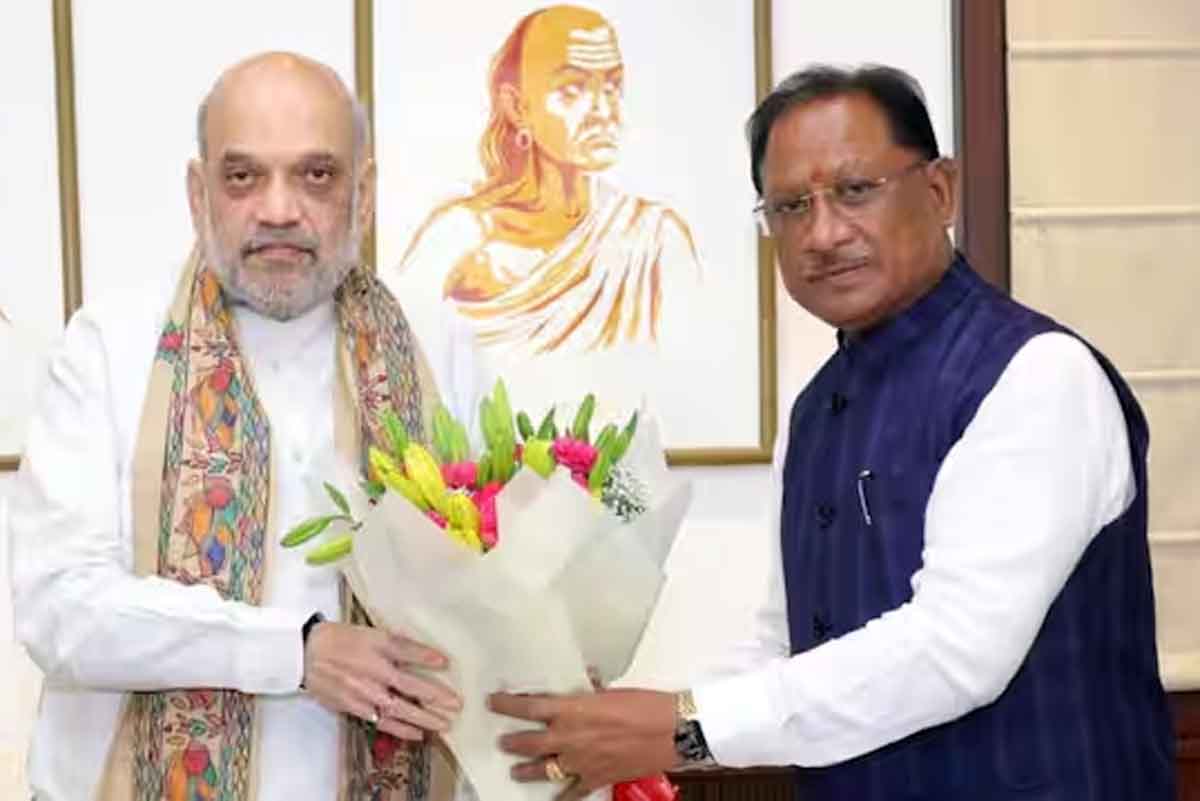 छत्तीसगढ़ के मुख्यमंत्री साय आज केंद्रीय गृह मंत्री शाह से करेंगे मुलाकात