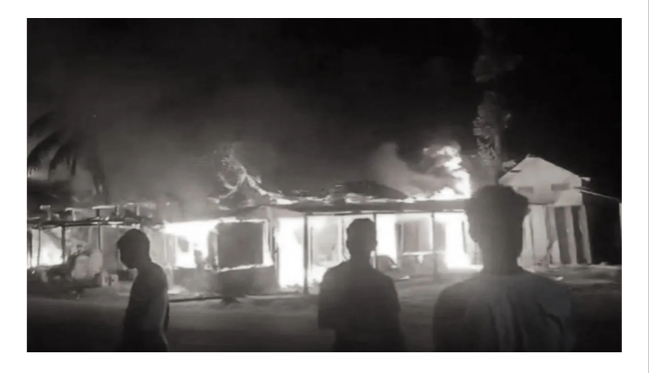 अभयापुरी में भीषण आगजनी, 14 व्यावसायिक प्रतिष्ठान जलकर राख