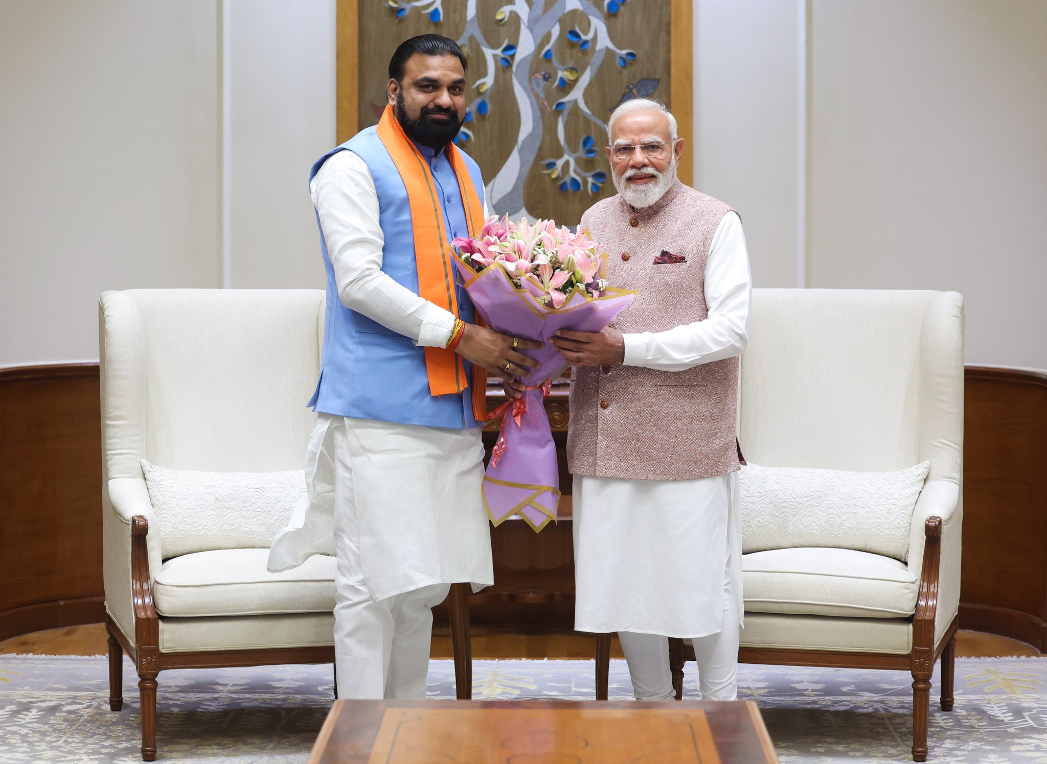 प्रधानमंत्री से मिले बिहार के मुख्यमंत्री सम्राट चौधरी, विकास को लेकर चर्चा