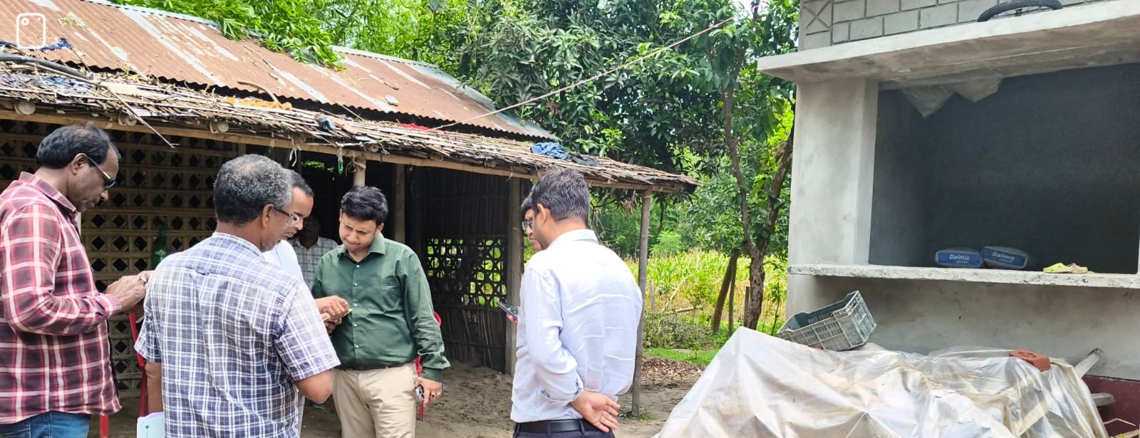 जनगणना गृह सूचीकरण कार्य का एसडीएम ने किया निरीक्षण
