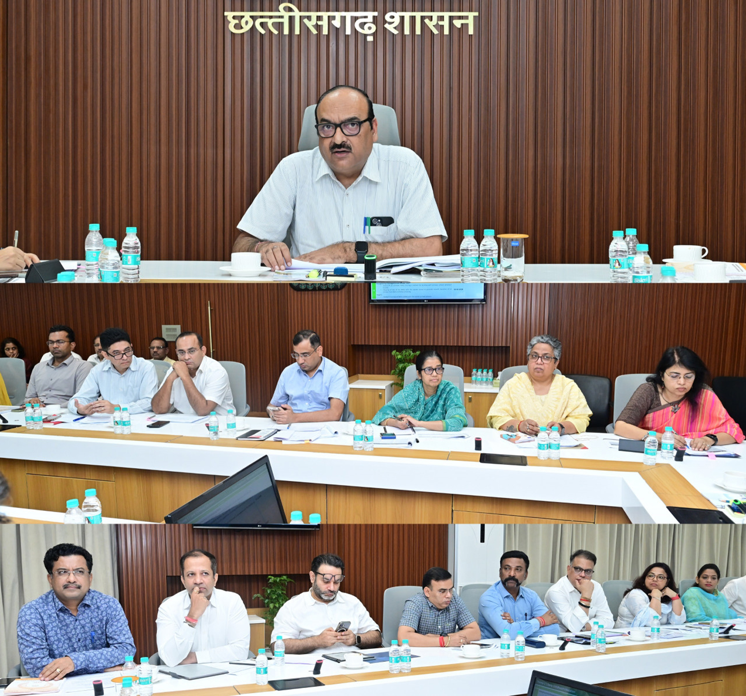 रायपुर : मुख्य सचिव ने महत्वपूर्ण योजनाओं के क्रियान्वयन की समीक्षा
