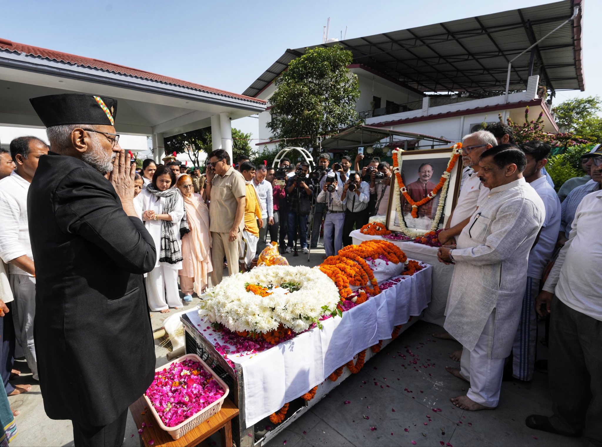 उपराष्ट्रपति सीपी राधाकृष्णन ने पूर्व मुख्यमंत्री बीसी खंडूरी को दी श्रद्धांजलि