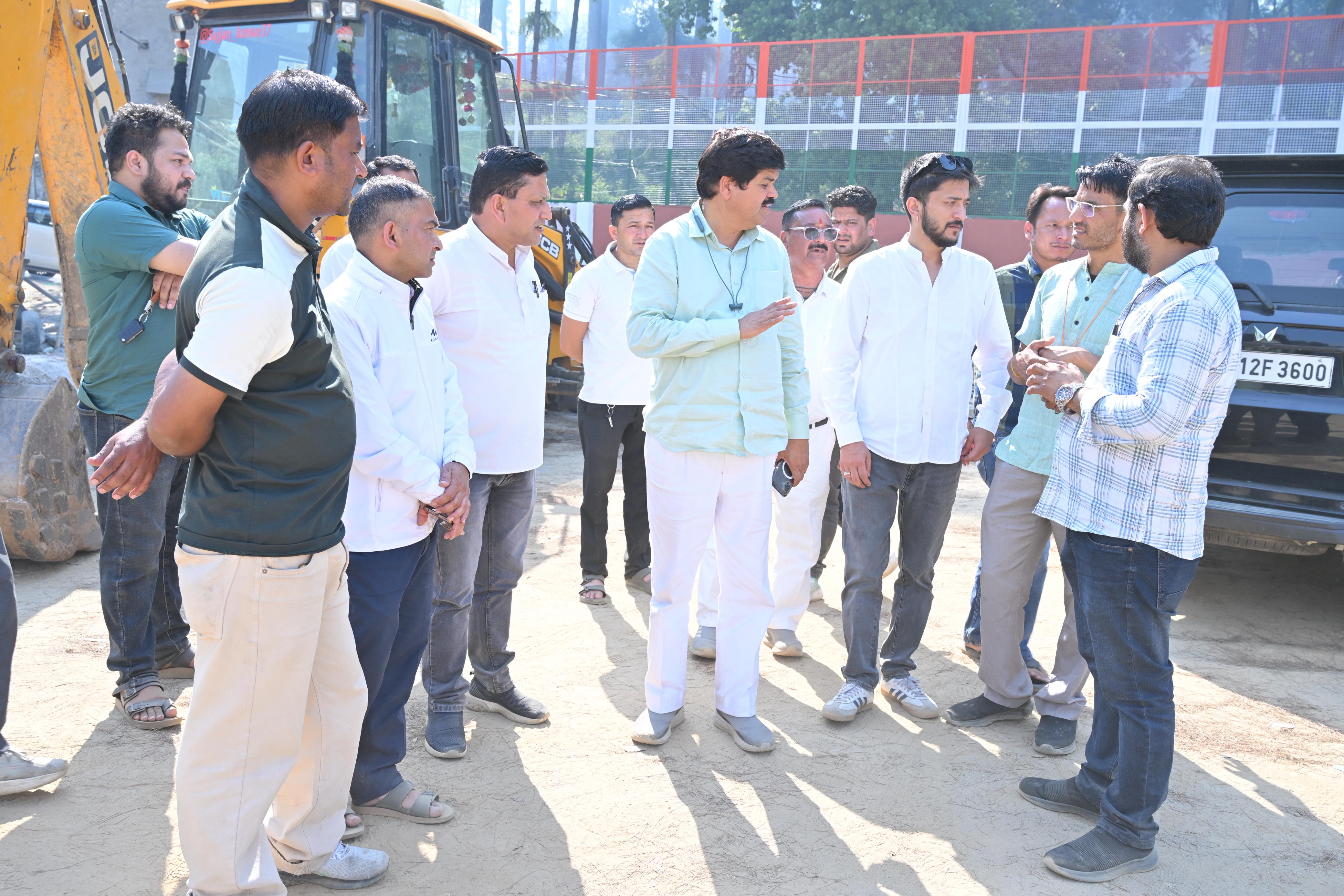 राहुल गांधी के दौरे की तैयारियों में जुटी कांग्रेस, गोदियाल ने लिया व्यवस्थाओं का जायजा