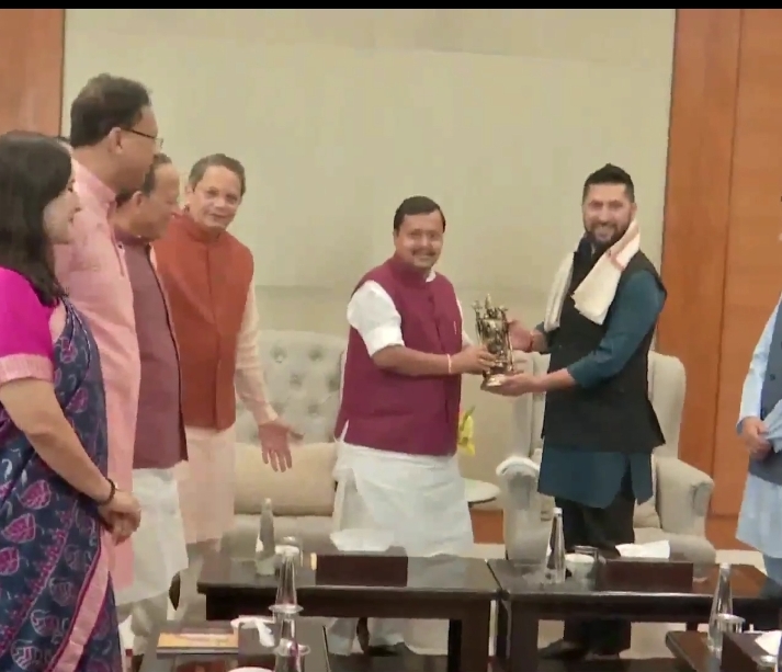 नेपाल की सत्तारूढ़ राष्ट्रीय स्वतंत्र पार्टी के अध्यक्ष रवि लामिछाने ने की नितिन नवीन से मुलाकात