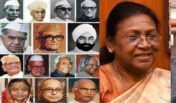 15 वें राश्ट्रपति - श्रीमति द्रौपदी मुर्मू से लेकर भारत के प्रथम राश्ट्रपति डॉ. राजेन्द्र प्रसाद तक की चर्चा